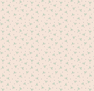 Farmer's Daughter fabric with seedling leaf pattern by Lori Holt on beige background