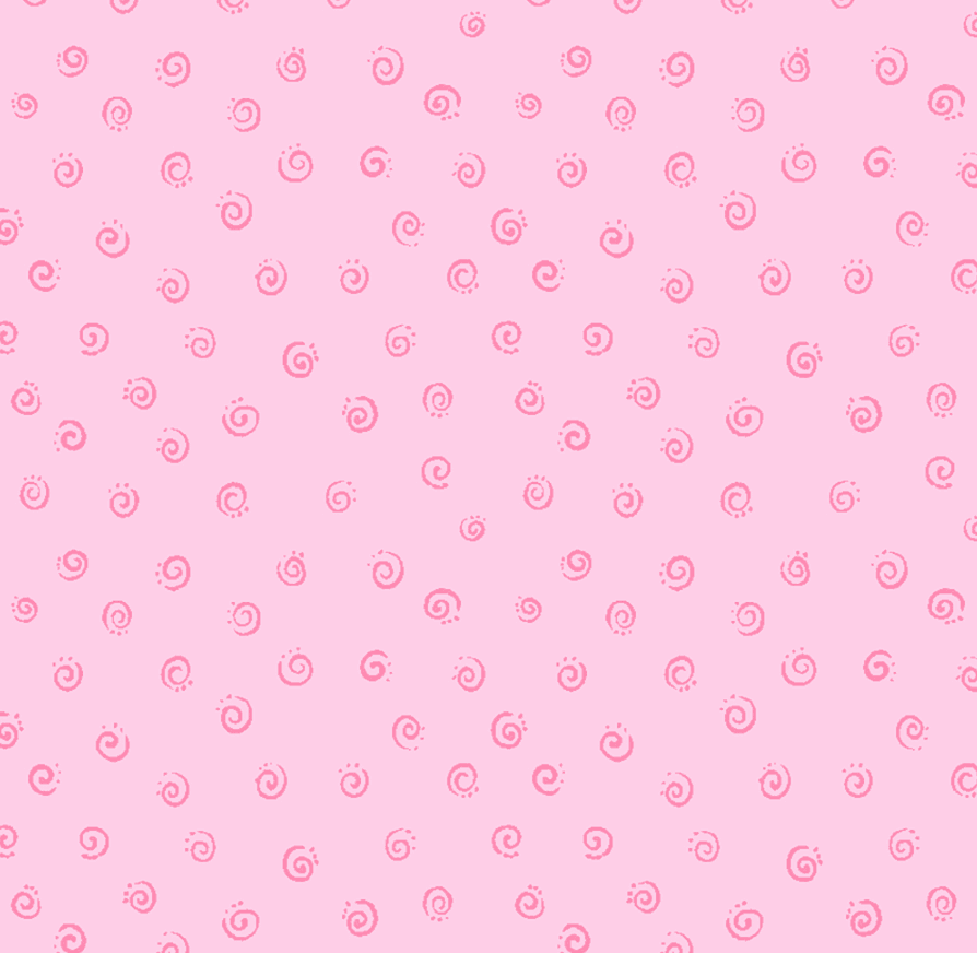 Panda Party Susy Bleasby Squiggle Pink fabric with small pink swirl pattern on light pink background