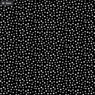 Panda Party black fabric with irregular white dots by Susy Bleasby for children's quilts
