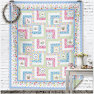 Hidden Spring Boxes Quilt Kit featuring Spring Cheer fabric and pattern by Heatherlee Chan and Sara Lister
