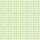Spring Cheer fabric by Heatherlee Chan featuring olive gingham pattern, vibrant digital print