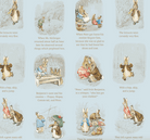 Peter Rabbit™ and Benjamin Bunny™ Story Time Blue fabric by Riley Blake Designs for quilting and decor