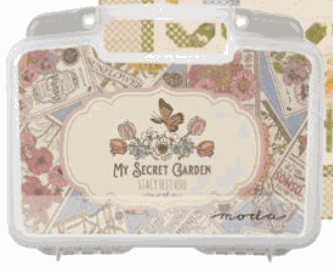 Moda Collectors Series Limited Edition Bin My Secret Garden by Stacy Iest Hsu for Moda Fabrics with exclusive quilt pattern and charm bracelet