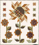 Sunflower Garden Quilt Kit featuring Windfall fabrics by Fancy That Design House for a 59x67.5 inch quilt top