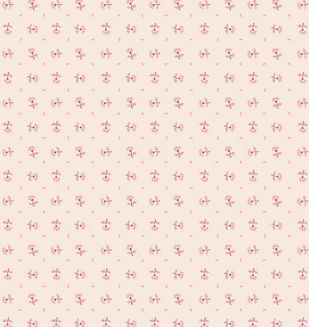 Berry & Sage Wildflowers fabric with vintage florals and warm latte tones by Lori Holt
