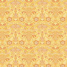 Peach Cobbler Field Study Yellow fabric by Lily Ashbury for Riley Blake Designs, showcasing wild blooms and homespun textures
