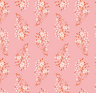 Peach Cobbler Daydream Pink fabric by Lily Ashbury for Riley Blake Designs, featuring wild blooms and homespun textures.