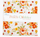 Peach Cobbler 10" fabric stacker by Lily Ashbury for Riley Blake Designs featuring wild blooms and homespun textures