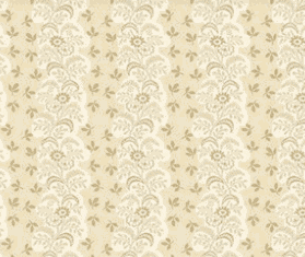 Floral stripe fabric in cream from Lost Gardens of Heligan collection by Michelle Yeo