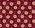 Lost Gardens of Heligan red Bachelor Buttons fabric by Michelle Yeo for Henry Glass & Co
