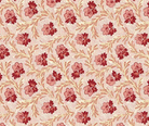 Lost Gardens of Heligan pink floral garland fabric by Michelle Yeo for Henry Glass & Co