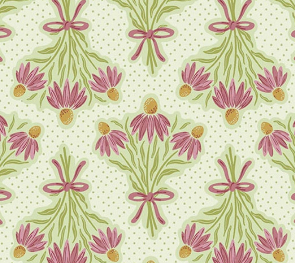 Rivermoore by Judy Jarvi Bouquet Cream fabric A-10036-L by Andover sold in half-yard increments