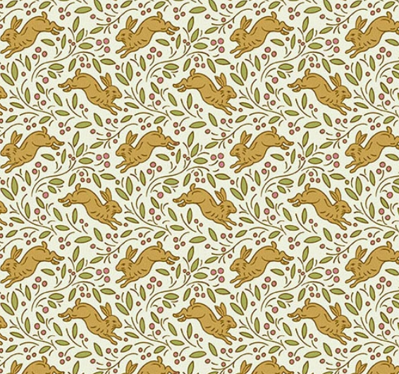 Rivermoore by Judy Jarvi Frolic Pear fabric swatch for quilting and crafts
