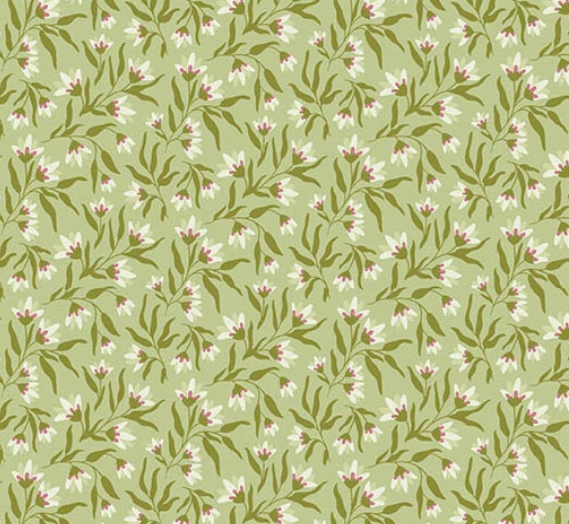 Rivermoore by Judy Jarvi Meadow Pear fabric A-10038-G by Andover sold in half-yard increments