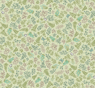 Little Ones by Makower UK Foliage Green fabric half-yard cut