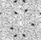 Not Scary Halloween fabric featuring playful Spunky Spidey design by Jill & Rani for Poppie Cotton