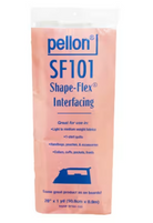 Pellon Shape Flex SF-101 woven cotton fusible interfacing 20x1 yard for garment support and embroidery backing