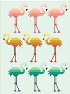 Florence Flamingo Quilt Kit featuring Popcorn fabric collection by Elizabeth Hartman for Moda Fabrics, 59x79 inches, pre-order shipping November 2026