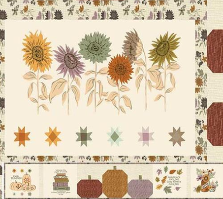 Thankful Table Topper and Runner Kit featuring Windfall fabric by Fancy That Design House for Moda Fabrics
