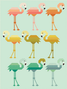Florence Flamingo Quilt Kit by Elizabeth Hartman with Popcorn fabrics, pre-order shipping November 2026