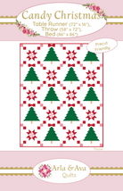 Candy Christmas quilt pattern featuring Aria & Ava designs