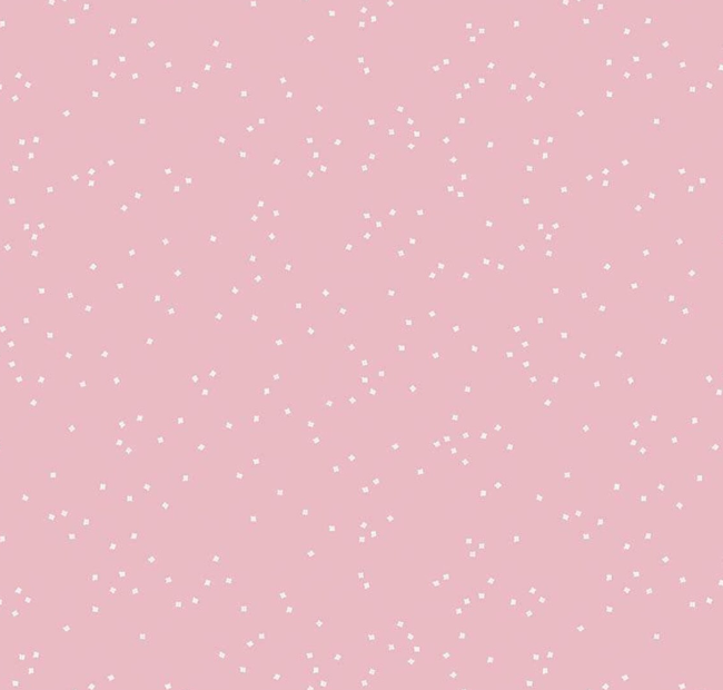 Blossom On White fabric with tiny pink blossoms on white background by Riley Blake Designs