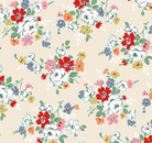 Cream floral fabric from Cath Kidston® Signature Collection by Riley Blake Designs