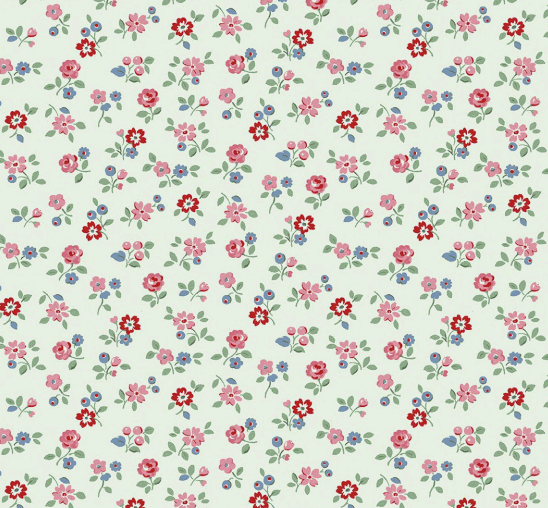 Cath Kidston® Signature Collection Arlington Ditsy Mist floral fabric by Riley Blake Designs