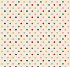 Cath Kidston® Signature Collection Button Spot Multi fabric with colorful buttons and playful British-inspired design