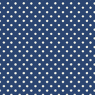 Cath Kidston Signature Collection Button Spot Navy fabric by Cath Kidston for Riley Blake Designs