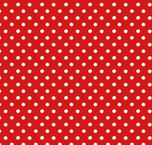 Cath Kidston® Signature Collection Button Spot Red fabric with classic red and white polka dots by Riley Blake Designs