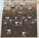A Day in the Northwoods Quilt Kit featuring Northwoods Lodge by Deb Strain, 63x67.5 inch quilt, two options with or without designer backing, pre-order shipping July 2026
