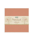 Poppyseed Basics Charm Pack with 30 pastel 5-inch fabric squares by TILDA