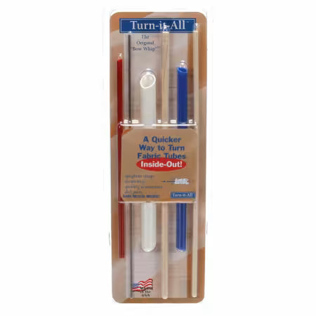 Turn It All Tube Turners 3 sizes sewing tool for turning fabric tubes inside out