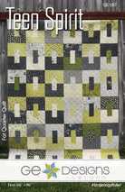 Teen Spirit Pattern 187 quilt made with fat quarters, featuring 6 size options and Stripology ruler for fast cutting