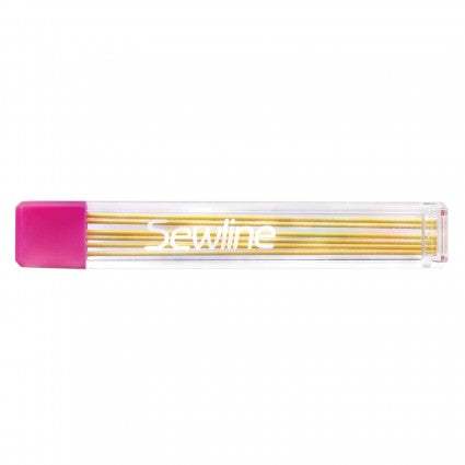 Sewline Mechanical Pencil Refill yellow ceramic lead for fabric marking 0.9mm