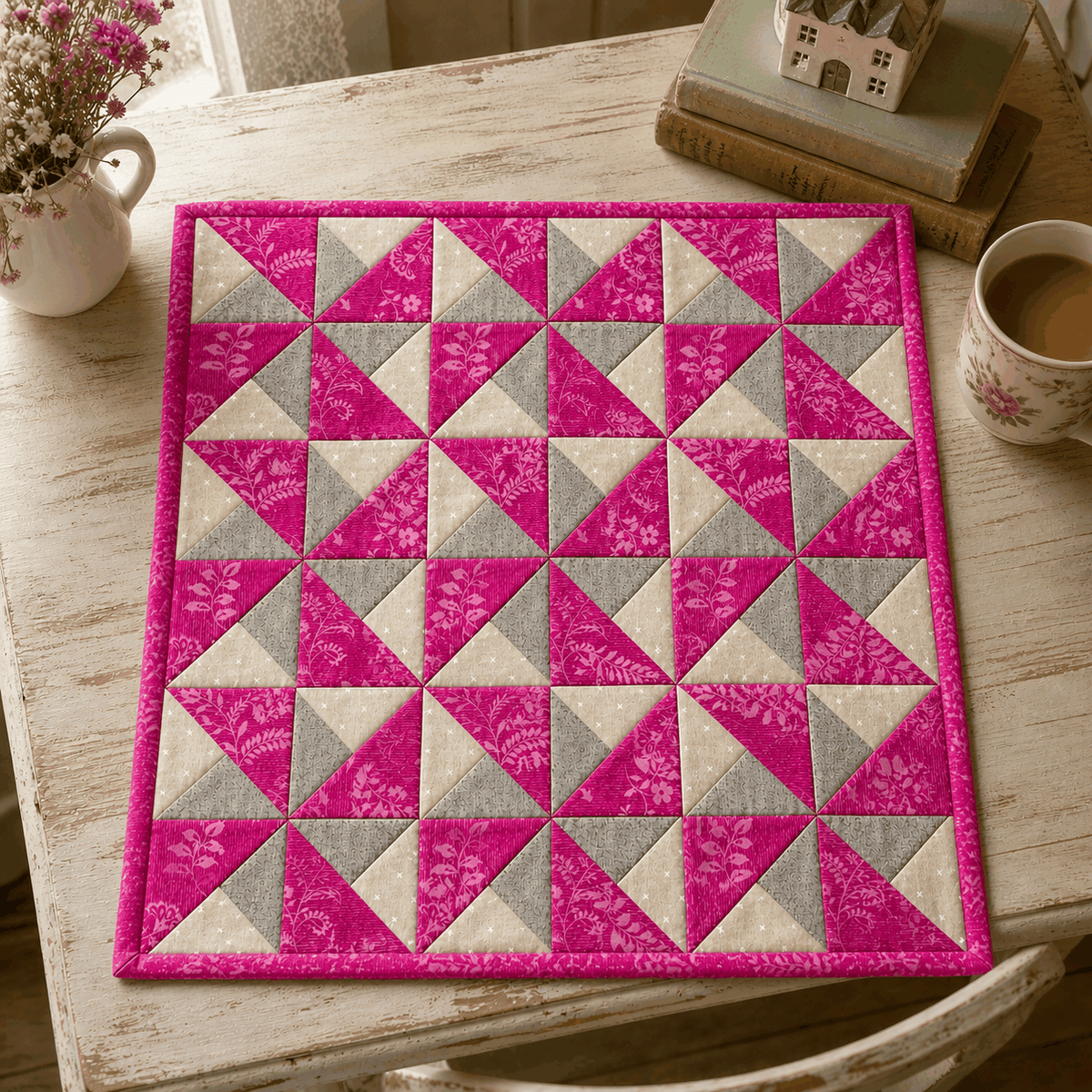 Windmill Quilt Block - Free PDF Pattern for Beginners | Aria & Ava ...