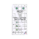 Half-Rectangle Triangle 2:1 Mini Ruler Set for precise quilting measurements