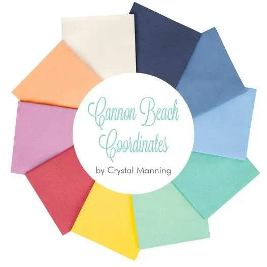 Bella Rose Quilt Society 2026 subscription box Cannon Beach Bella Solids half yard bundle with 10 coordinating fabrics