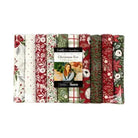 Christmas Eve Quilting Cuddle Fat Quarter Bundle by Vanessa Goertzen with 10 soft, low-pile holiday fabric pieces for quilting