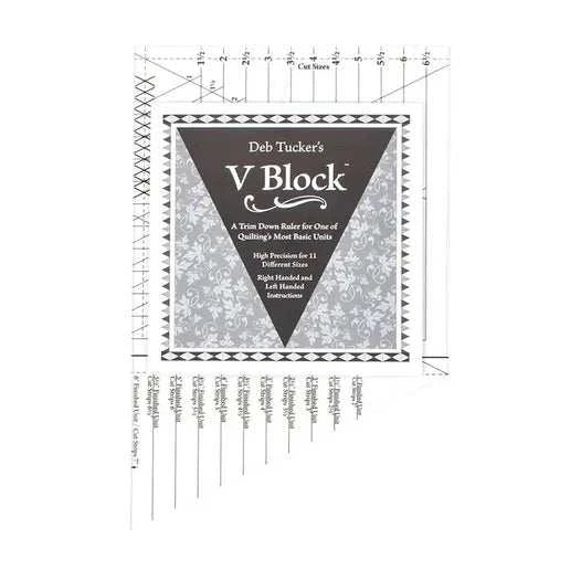 Studio 180 V Block Ruler - Perfect for Quilting with Sharp Points ...