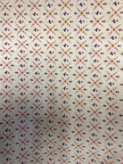 2 Yard Backing fabric with pink and beige floral quilt backing pattern