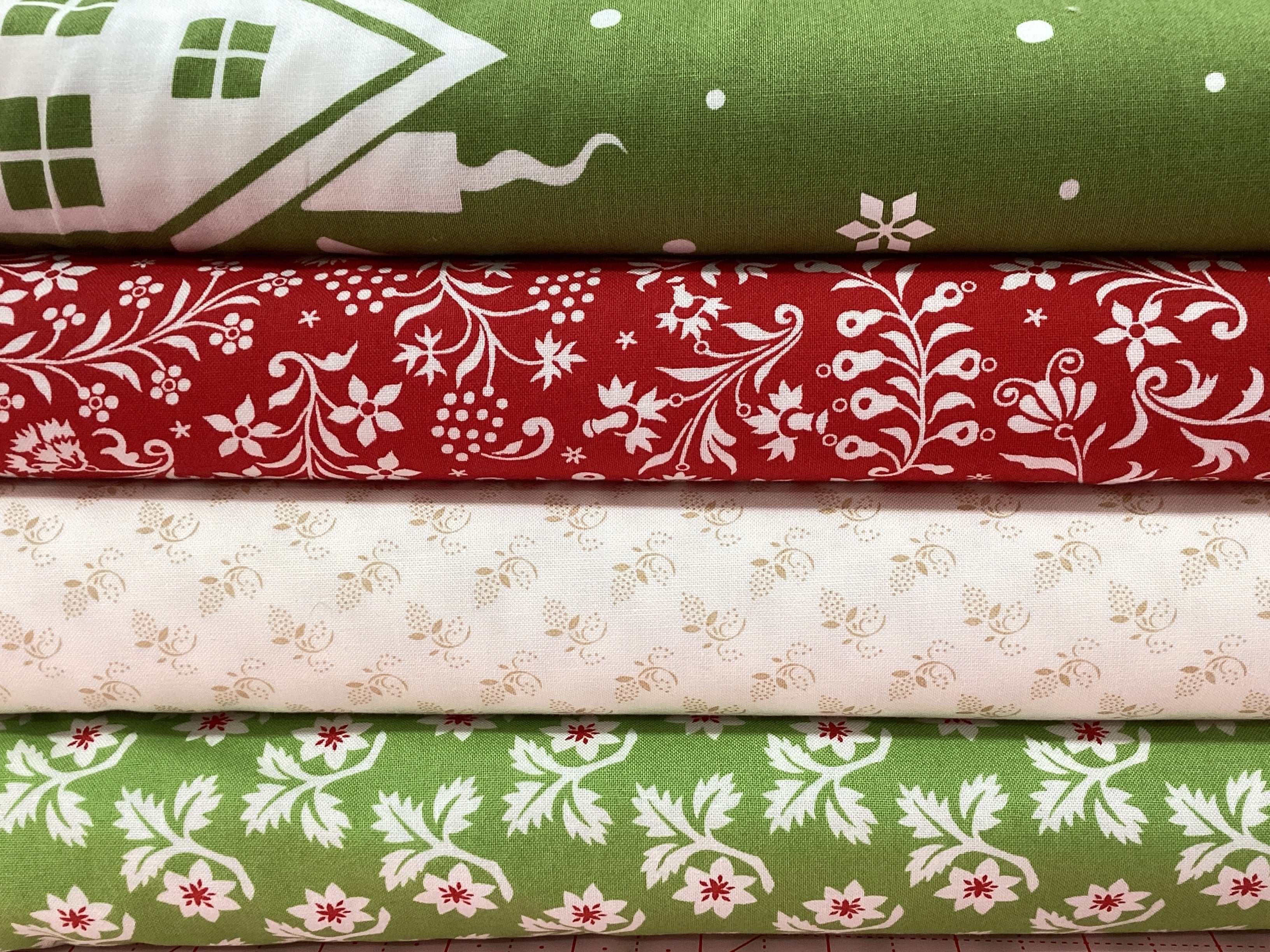 4 Yard Quilt Bundle with Bella Rose Fabric and double-fold binding for quilting projects