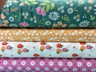 4-yard quilt fabric bundle with floral patterns for quilting projects
