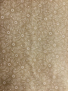 3 Yard Backing fabric with brown and white quilt backing pattern