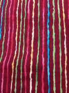 3 3/4 yard backing fabric with colorful vertical stripes for quilt backing