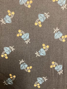 4 Yard Backing fabric with blue and yellow floral pattern for quilt backings