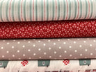 4 Yard Quilt Bundle fabric bundle with Bella Rose Quilts design for double-fold binding