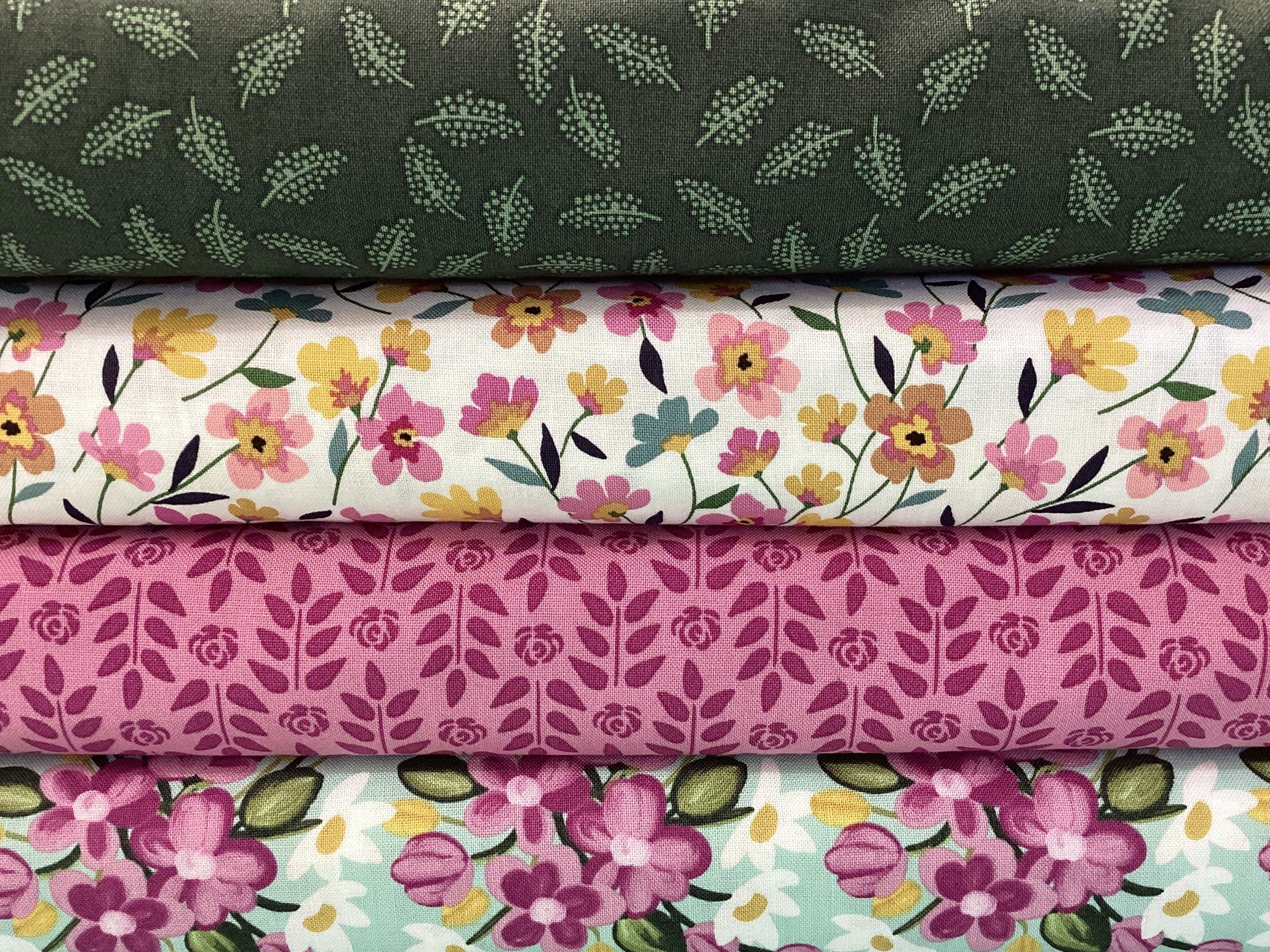 4 Yard Quilt Bundle with Bella Rose Quilts fabric for double-fold binding