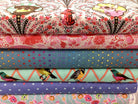 Six half yard fabric cuts bundle with free pattern included